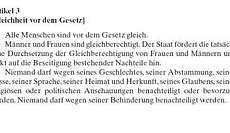 �3 des Grundgesetzes