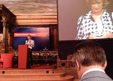 Dagmar W�hrl auf dem Internationalen Mediendialog Hamburg