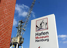 Hafenmuseum - Schild
