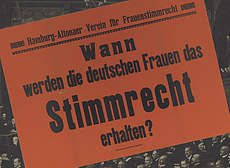 Plakat Stimmrecht