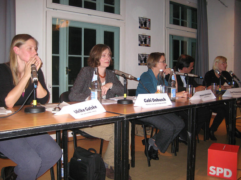 Podium U. Gaschke, G. Dobusch, M. Schlotzhauer, K. Fleckenstein