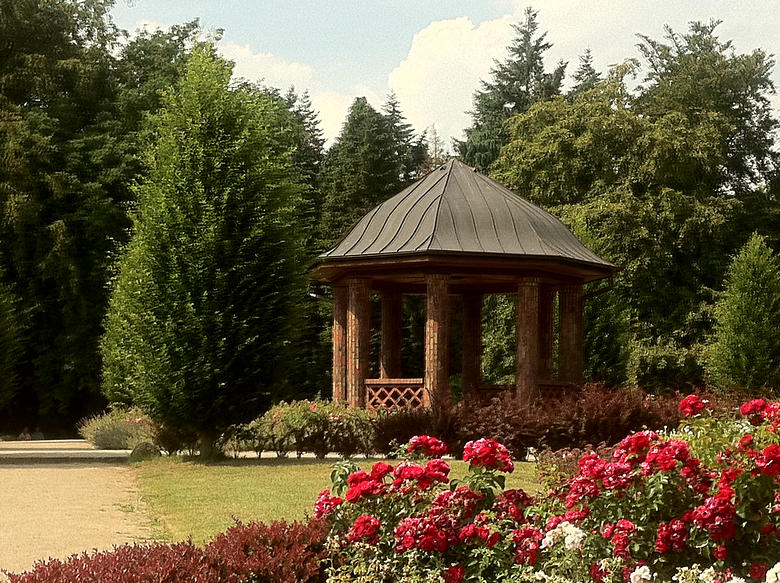 Pavillon im Volkspark