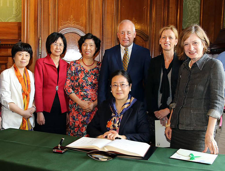 Treffen mit Delegation der Shanghai Women's Federation