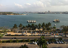 Dar-es-Salaam Hafenblick