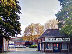 Eingang zum Thyssen-Krupp-Gelände